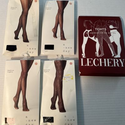 Lot 5 A New Day Fashion Tights size L XL Hosiery Pantyhose